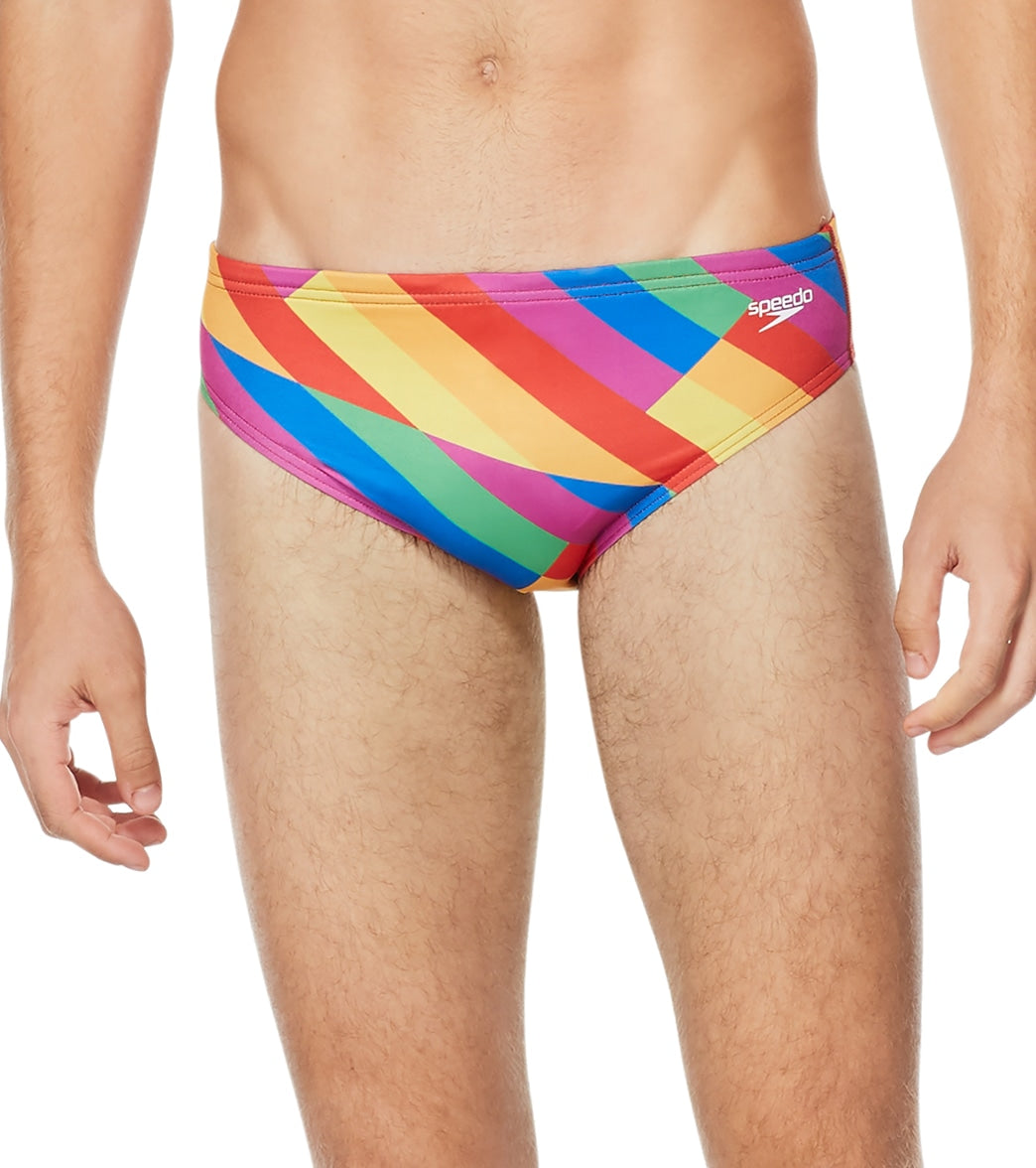 Speedo Pride Men's Printed One Brief Swimsuit