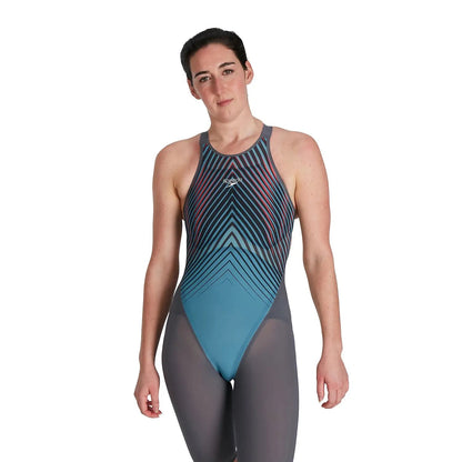  SPEEDO Limited Edition Fastskin LZR Pure Valor Printed Open Back Kneeskin(Speedo Limited Edition Fastskin Lzr Pure Valor Printed Open Back Kneeskin)