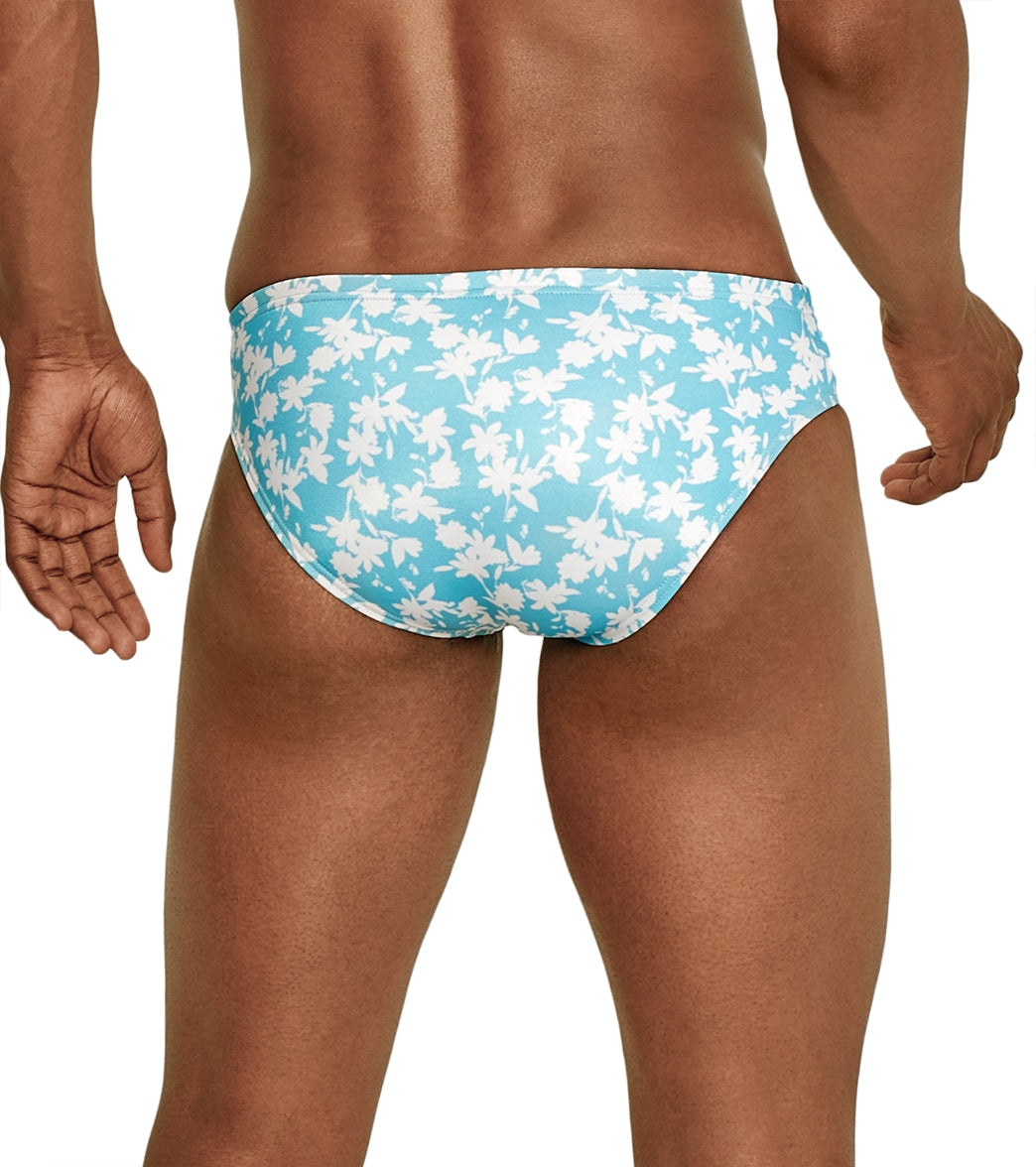  Speedo Vibe Men's Printed One Brief Swimsuit Darling Ditsy