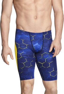  SPEEDO Men's Emerging Force Jammer Swimsuit(Speedo Vapor Flame Jammer)