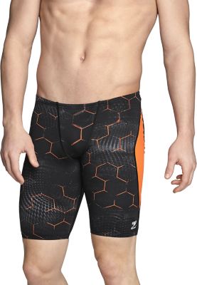  SPEEDO Men's Emerging Force Jammer Swimsuit(Speedo Vapor Flame Jammer)