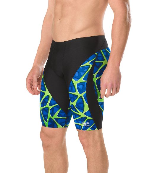  SPEEDO Endurance+ Men's Caged Out Jammer Swimsuit(Speedo Endurance Mens Caged Out Jammer Swimsuit 1)