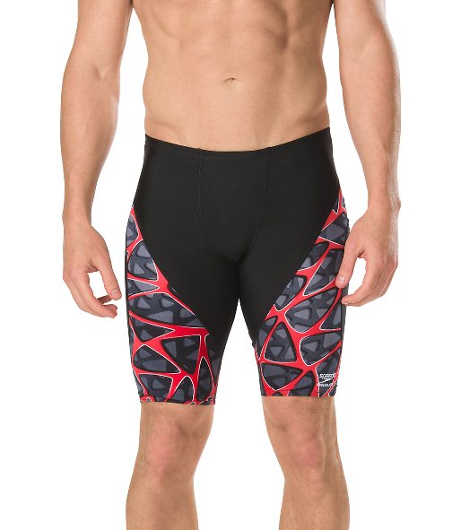  SPEEDO Endurance+ Men's Caged Out Jammer Swimsuit(Speedo Endurance Mens Caged Out Jammer Swimsuit 1)