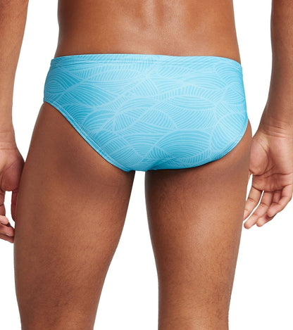  Speedo Vibe Men's Printed One Brief Swimsuit Be Like Water