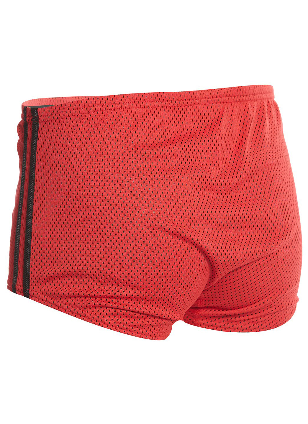  Speedo Solid Poly Mesh Square Leg Swimsuit