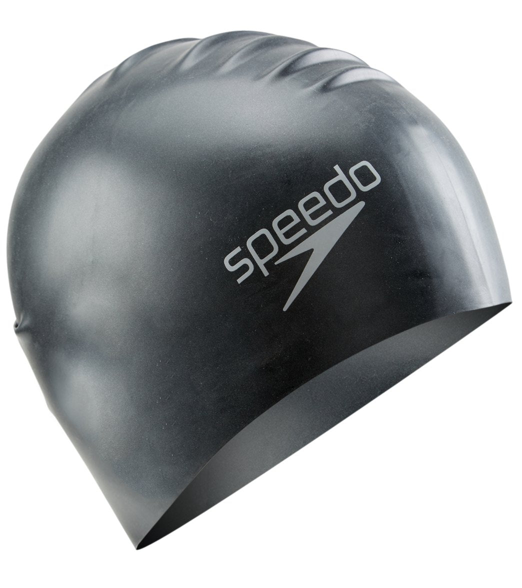  Speedo Long Hair Silicone Swim Cap