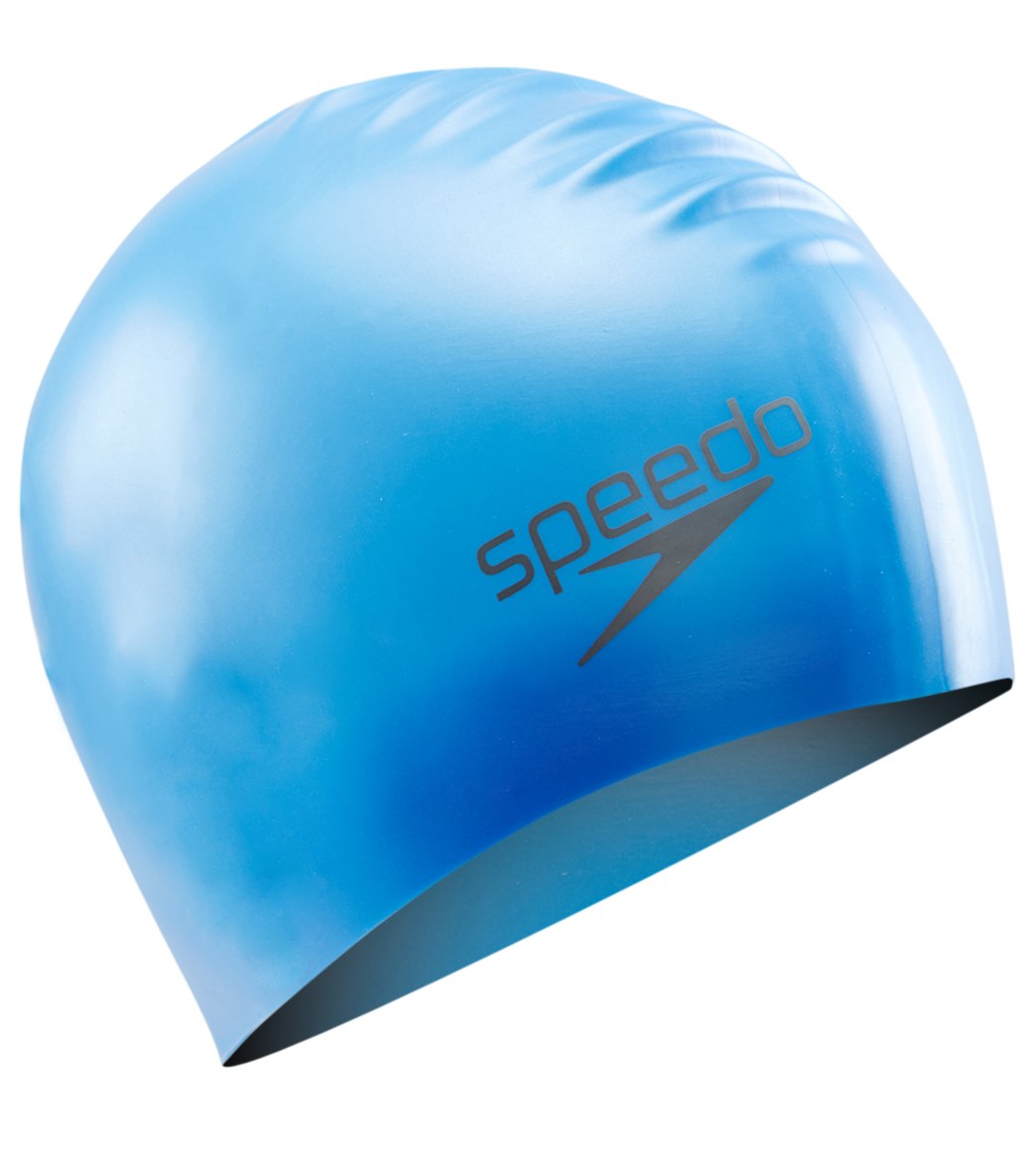  Speedo Long Hair Silicone Swim Cap