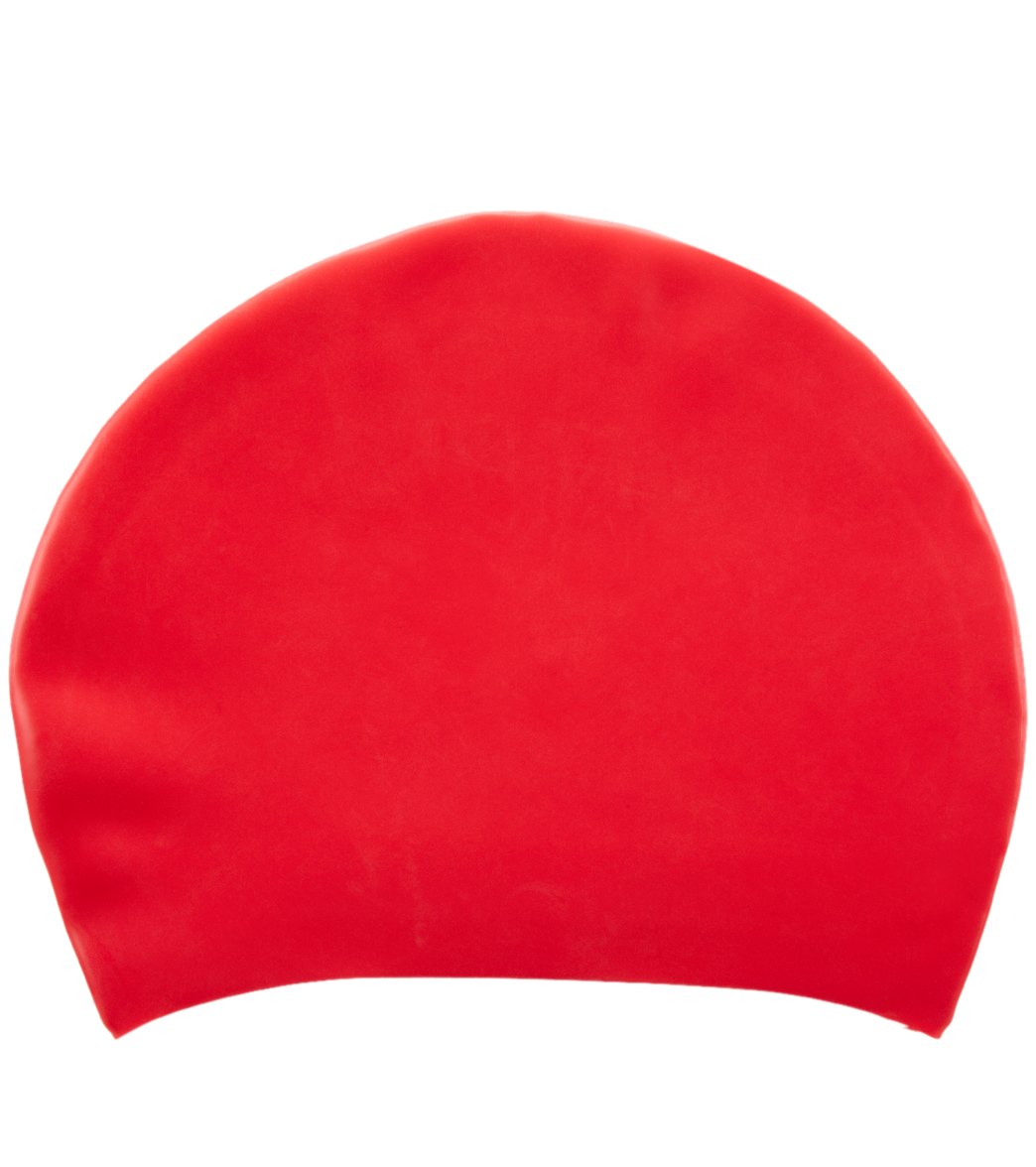  Speedo Long Hair Silicone Swim Cap