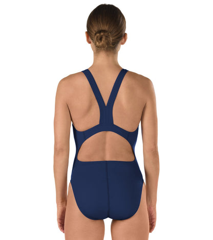  Speedo Women's Solid Endurance+ Super Proback One Piece Swimsuit