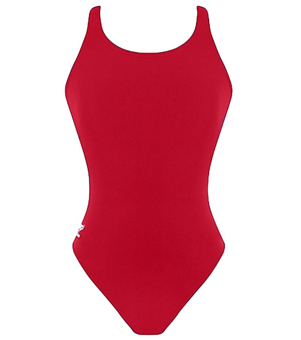  Speedo Women's Solid Endurance+ Super Proback One Piece Swimsuit