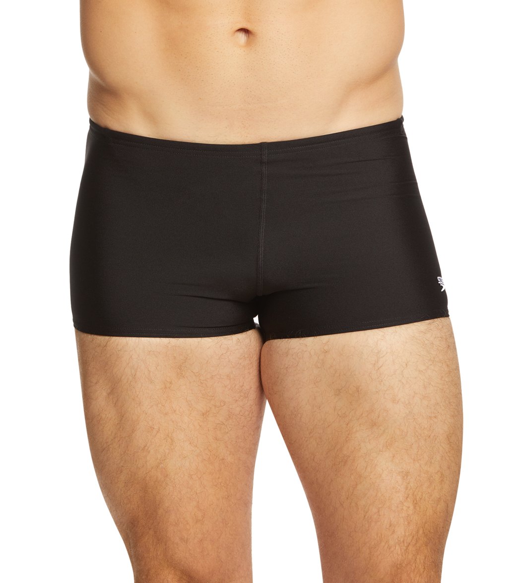  Speedo Men's Solid Endurance+ Square Leg Swimsuit