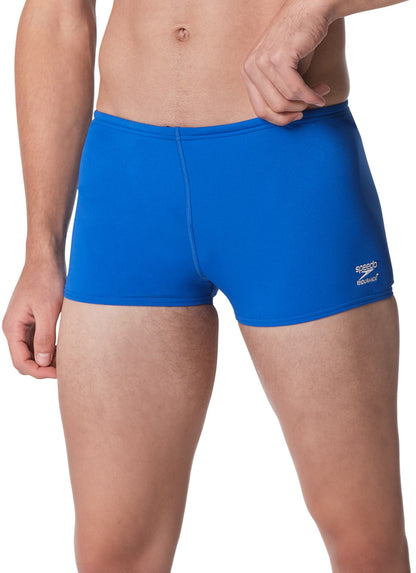  Speedo Men's Solid Endurance+ Square Leg Swimsuit