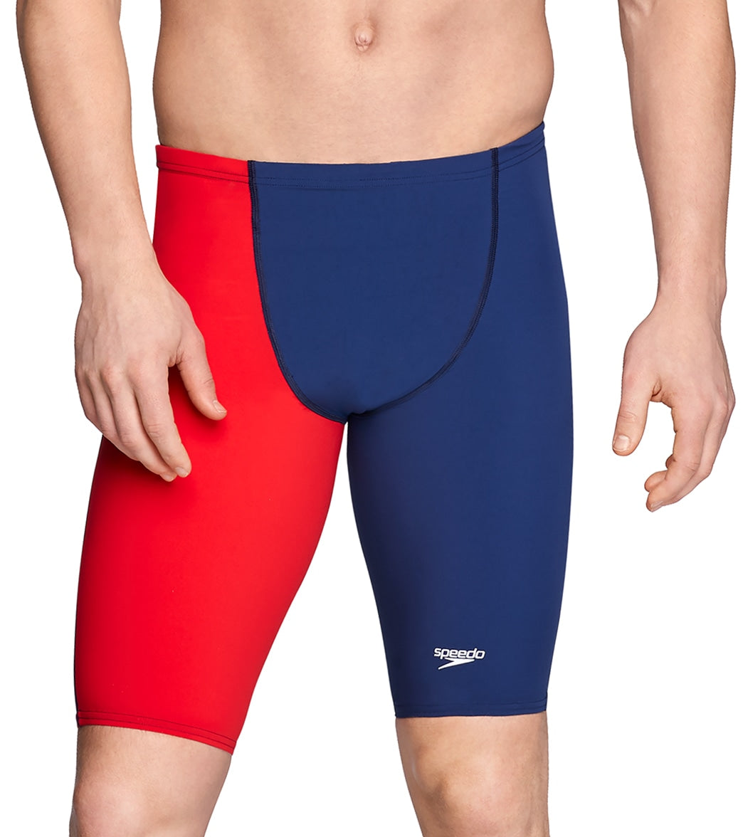 Speedo Men's LZR Racer Pro Jammer With Contrast Leg Tech Suit Swimsuit