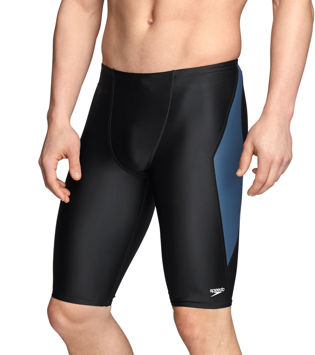  Speedo Men's Powerflex Eco Tone Setter Jammer Swimsuit