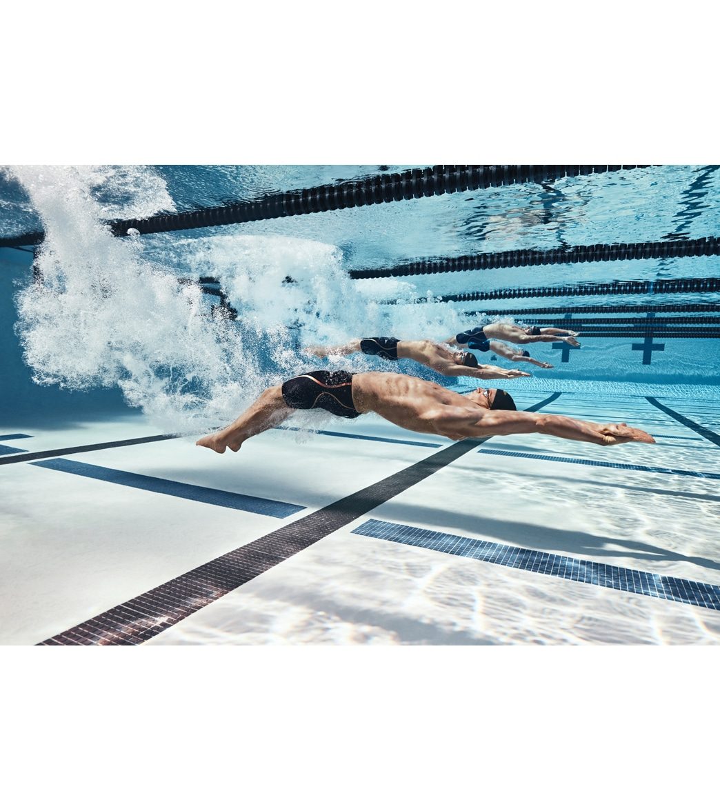  Speedo Men's LZR Pure Intent High Waist Jammer Tech Suit Swimsuit