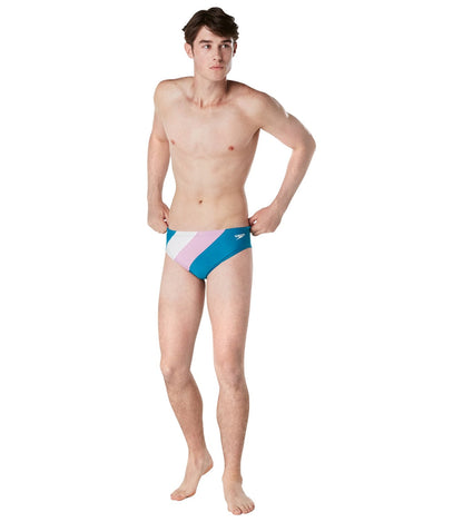  Speedo Vibe Men's Color Blocked One Brief Swimsuit