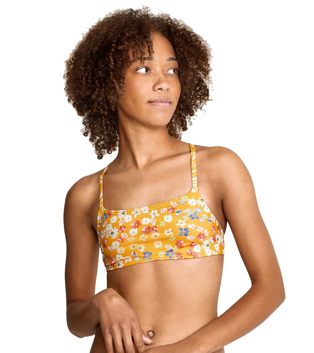  Speedo Women's Strappy Fixed Back Bikini Top