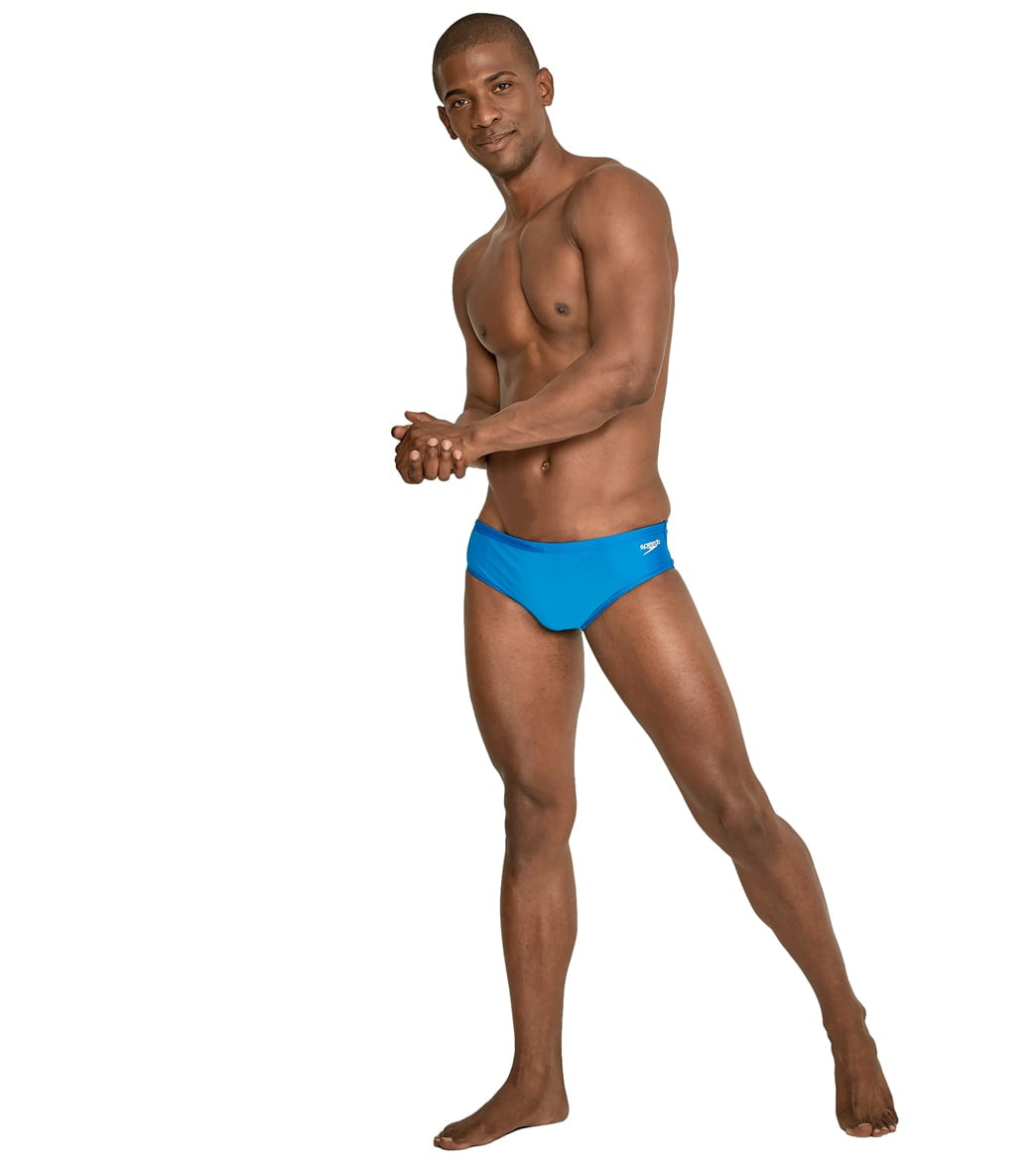  Speedo Men's Eco Pro LT Solid Brief Swimsuit