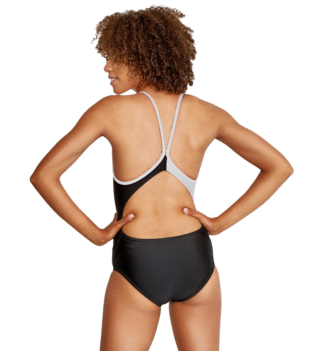  Speedo Women's Colorblock Flyer One Piece Swimsuit