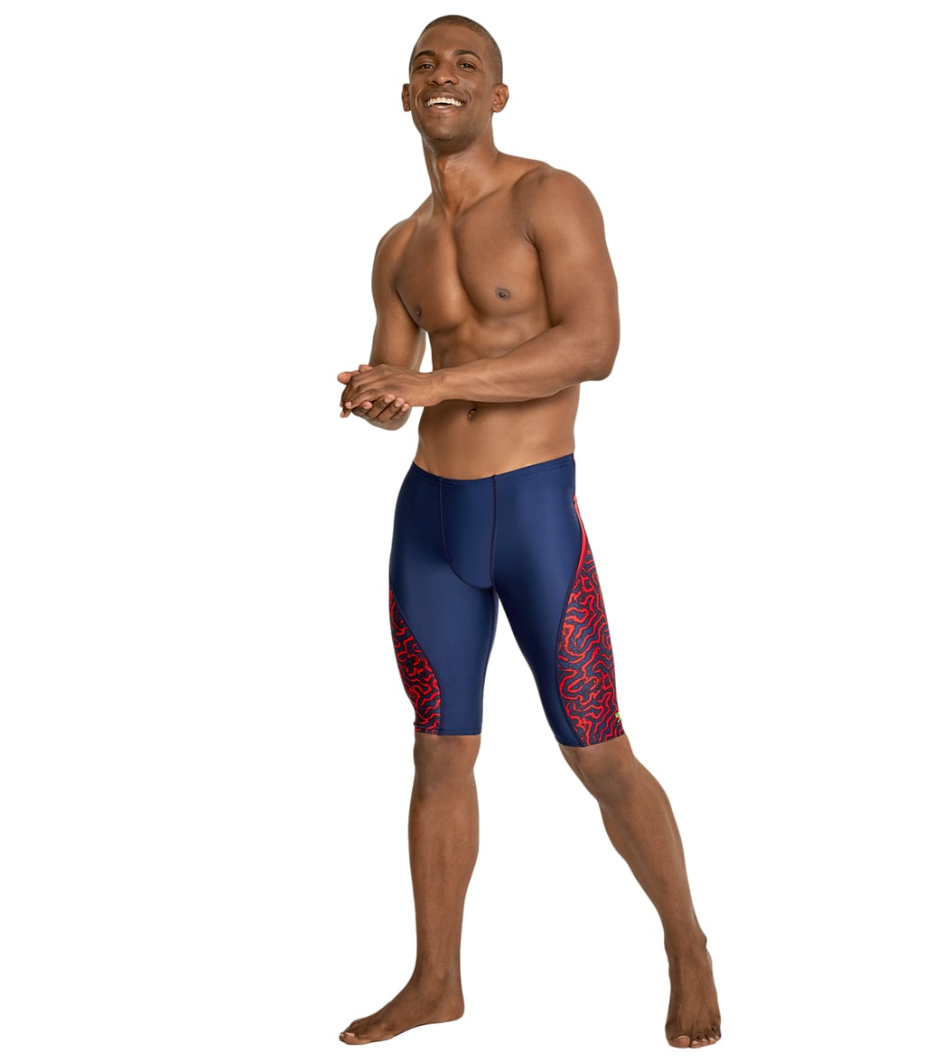  Speedo Men's Race Maze Jammer Swimsuit