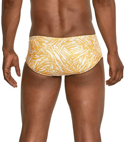  Speedo Vibe Men's Printed Euro Brief Swimsuit
