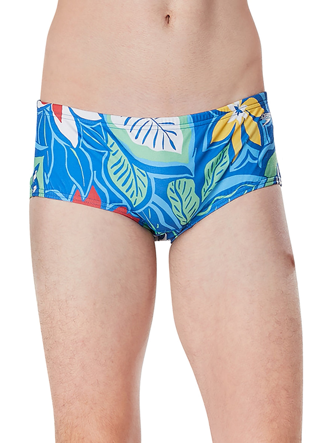  Speedo Vibe Men's Printed Euro Brief Swimsuit