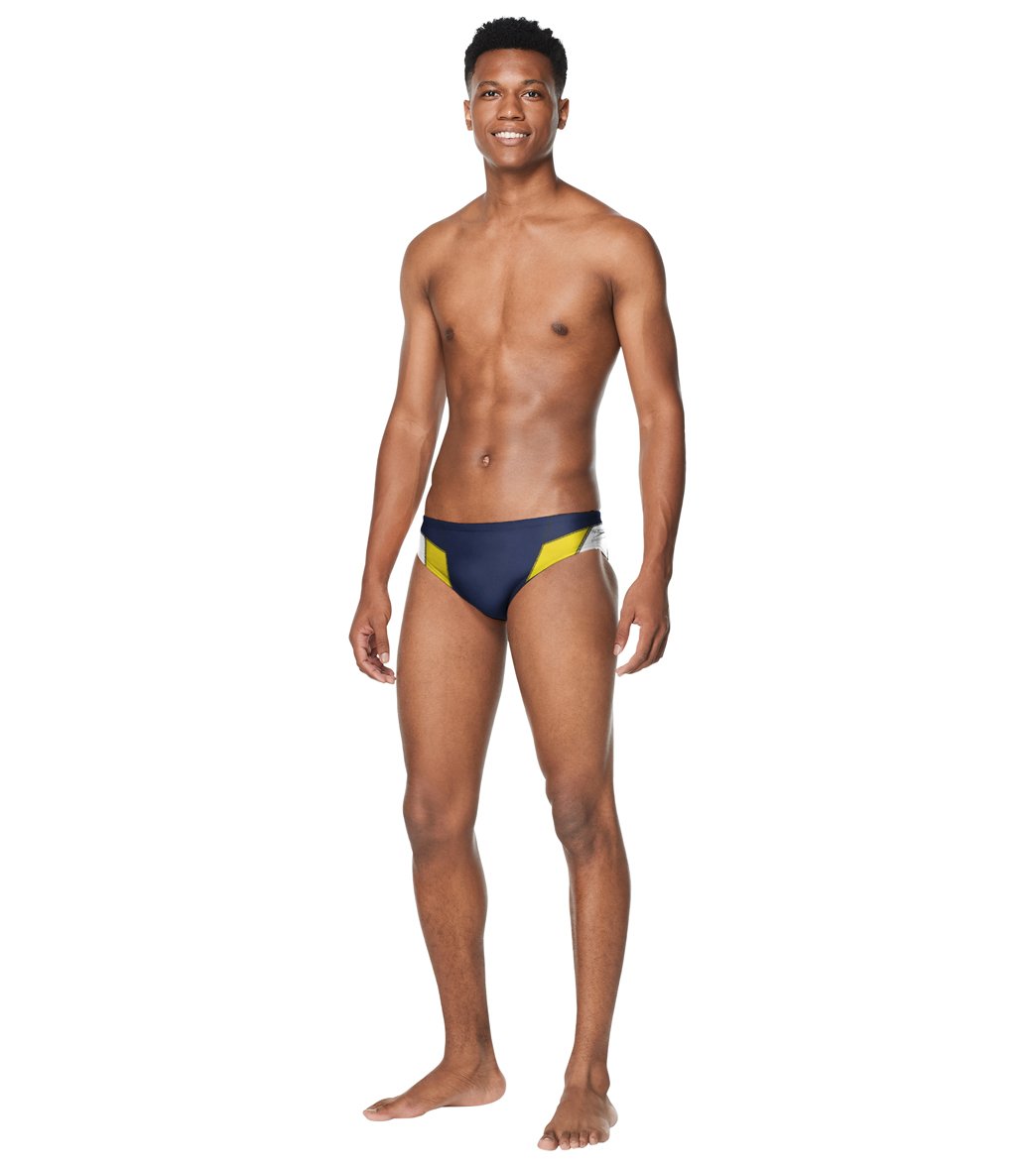  Speedo Men's Edge Splice Brief Swimsuit