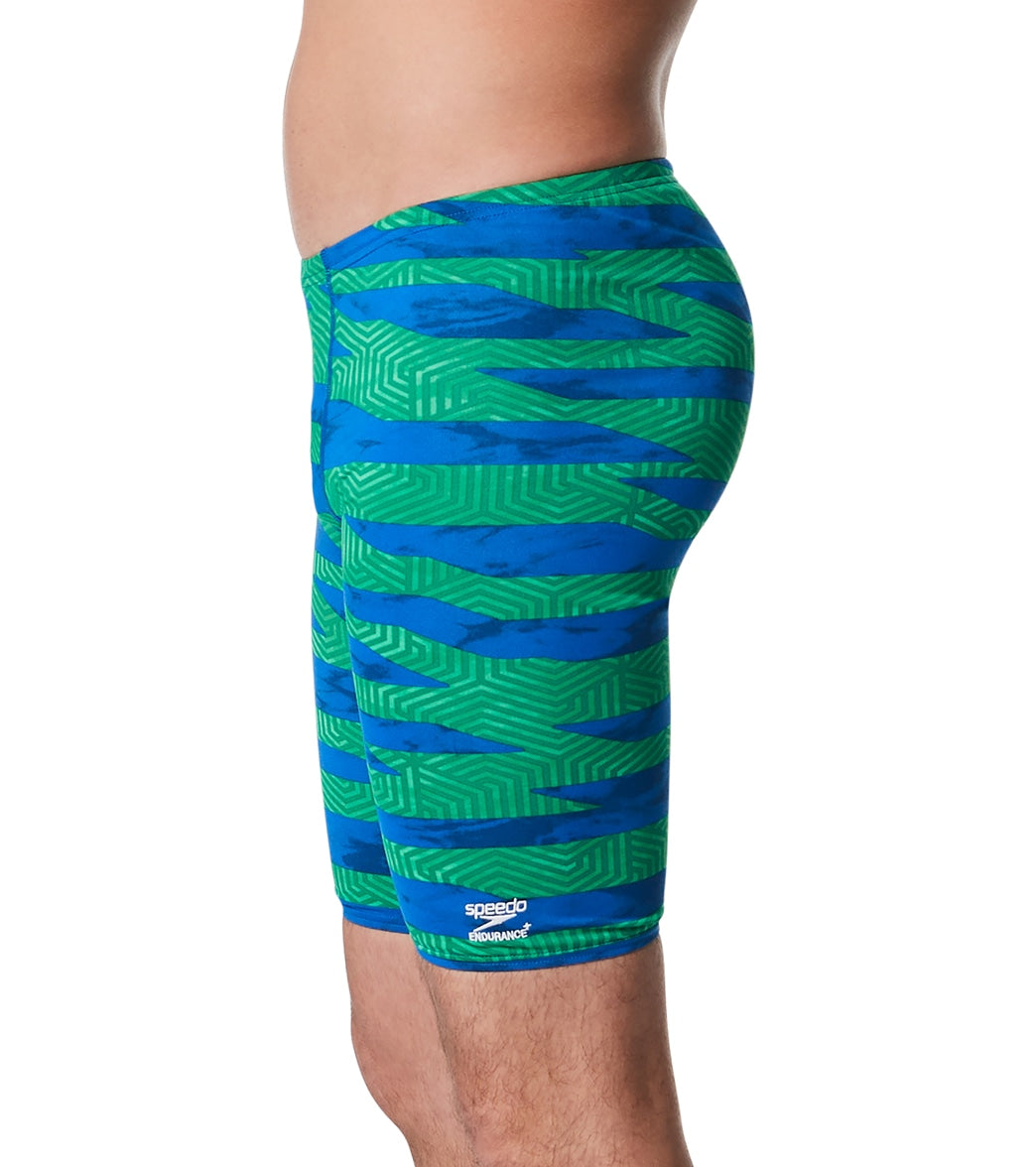  Speedo Men's Contort Stripes Jammer Swimsuit