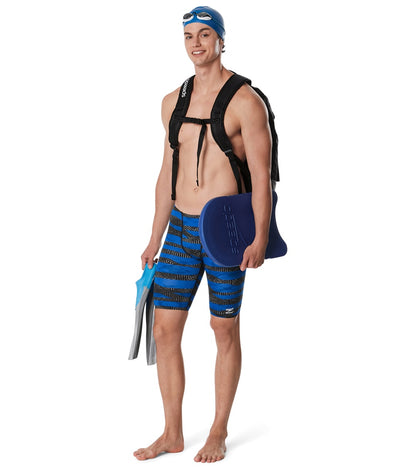  Speedo Men's Contort Stripes Jammer Swimsuit