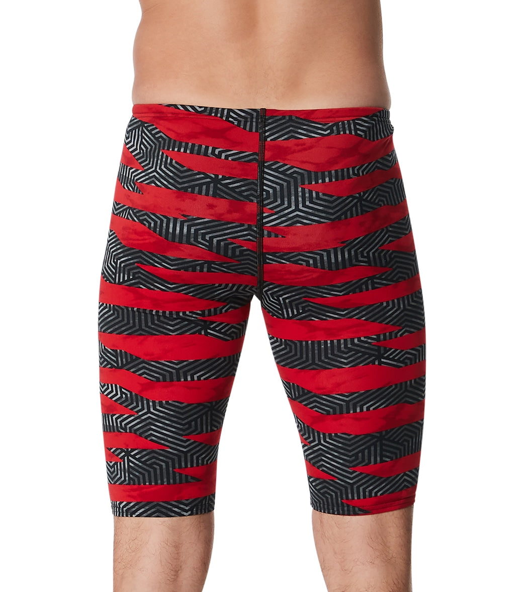  Speedo Men's Contort Stripes Jammer Swimsuit