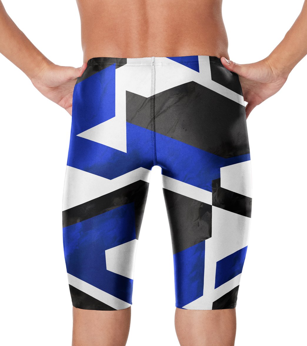  Speedo Men's Glimmer Jammer Swimsuit