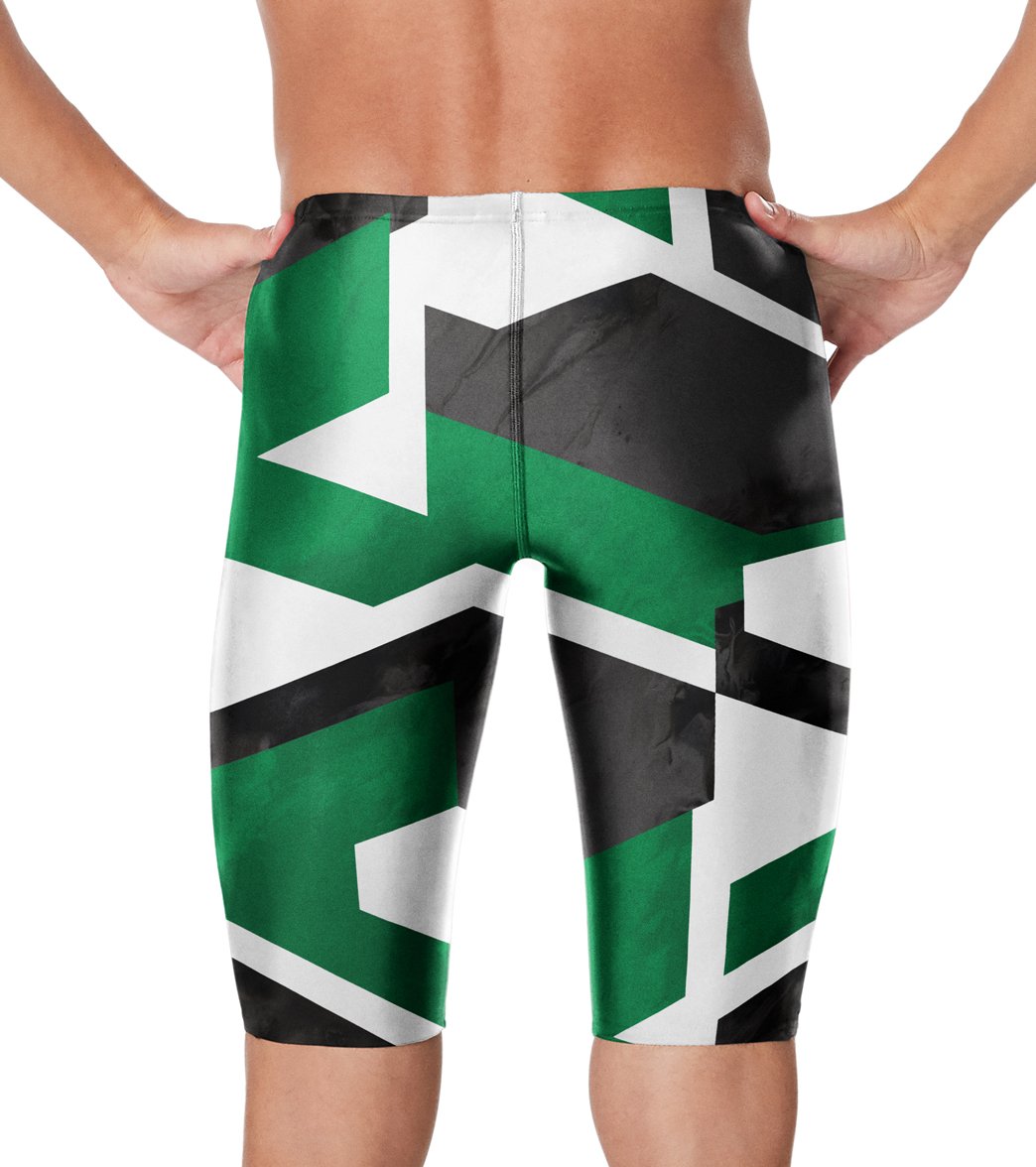  Speedo Men's Glimmer Jammer Swimsuit