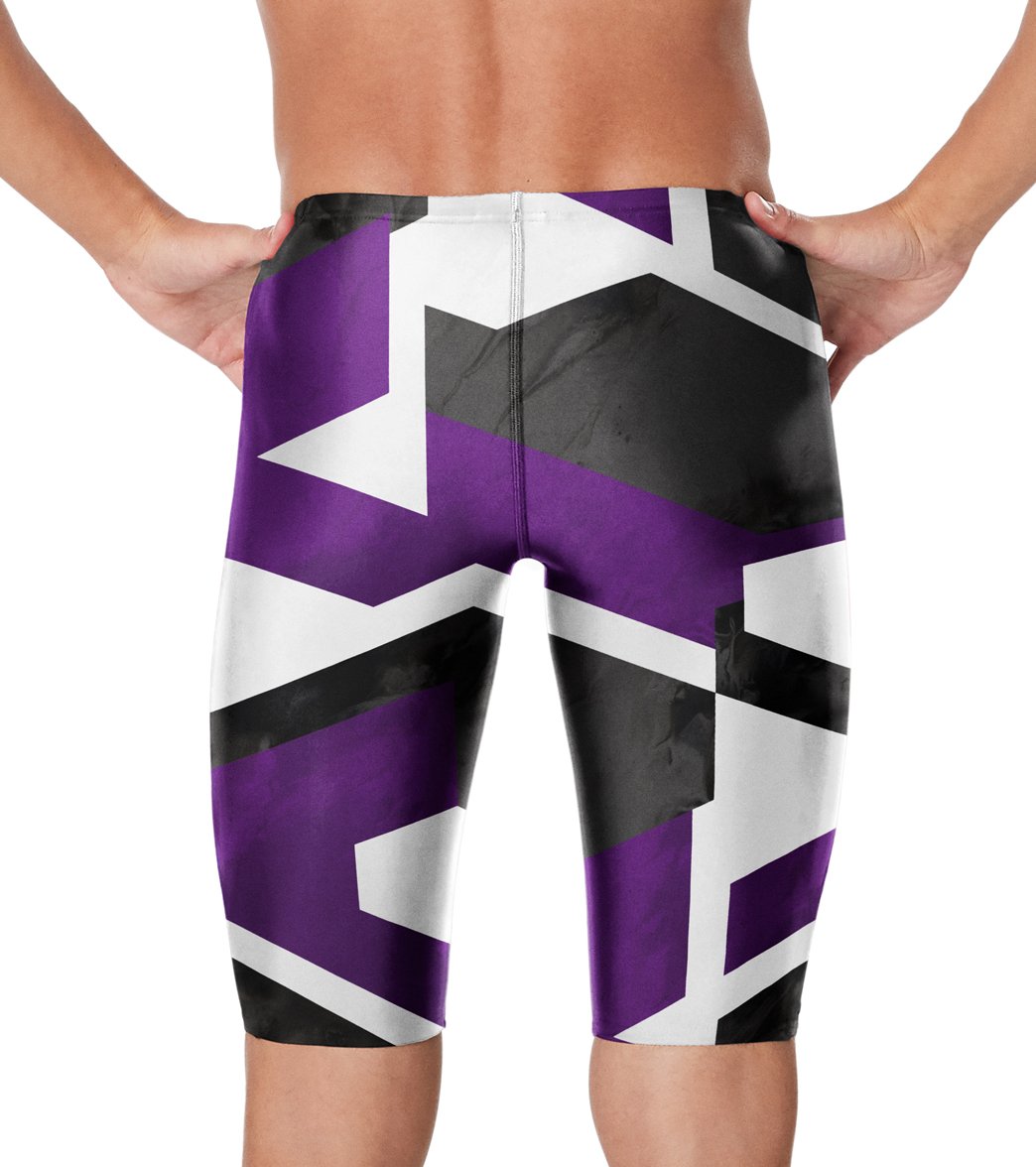  Speedo Men's Glimmer Jammer Swimsuit