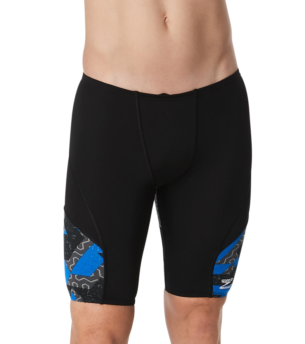  Speedo Men's Ruse Blocks Jammer Swimsuit