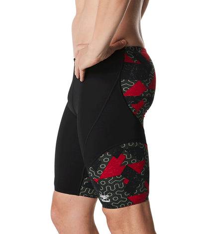  Speedo Men's Ruse Blocks Jammer Swimsuit