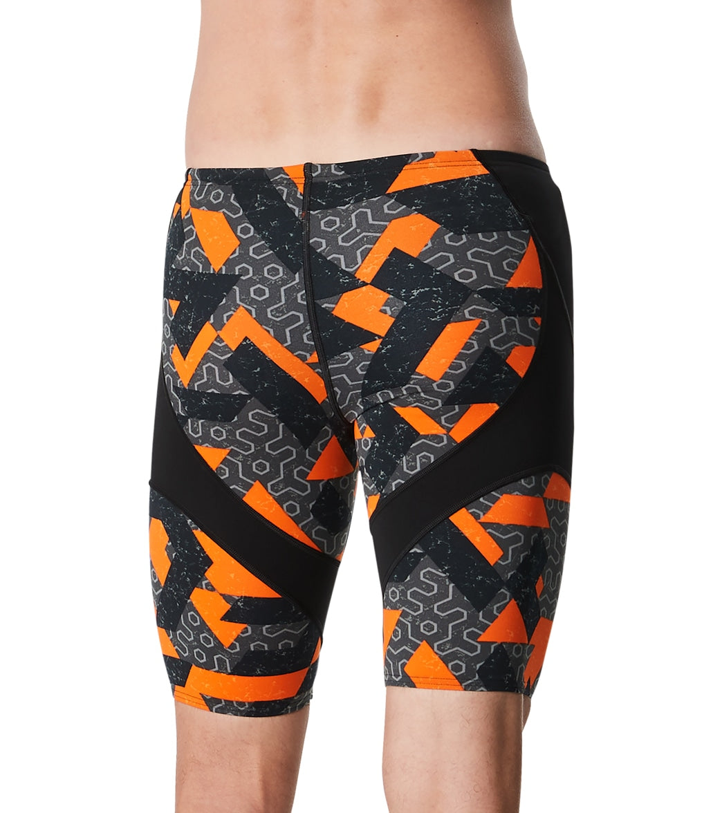  Speedo Men's Ruse Blocks Jammer Swimsuit