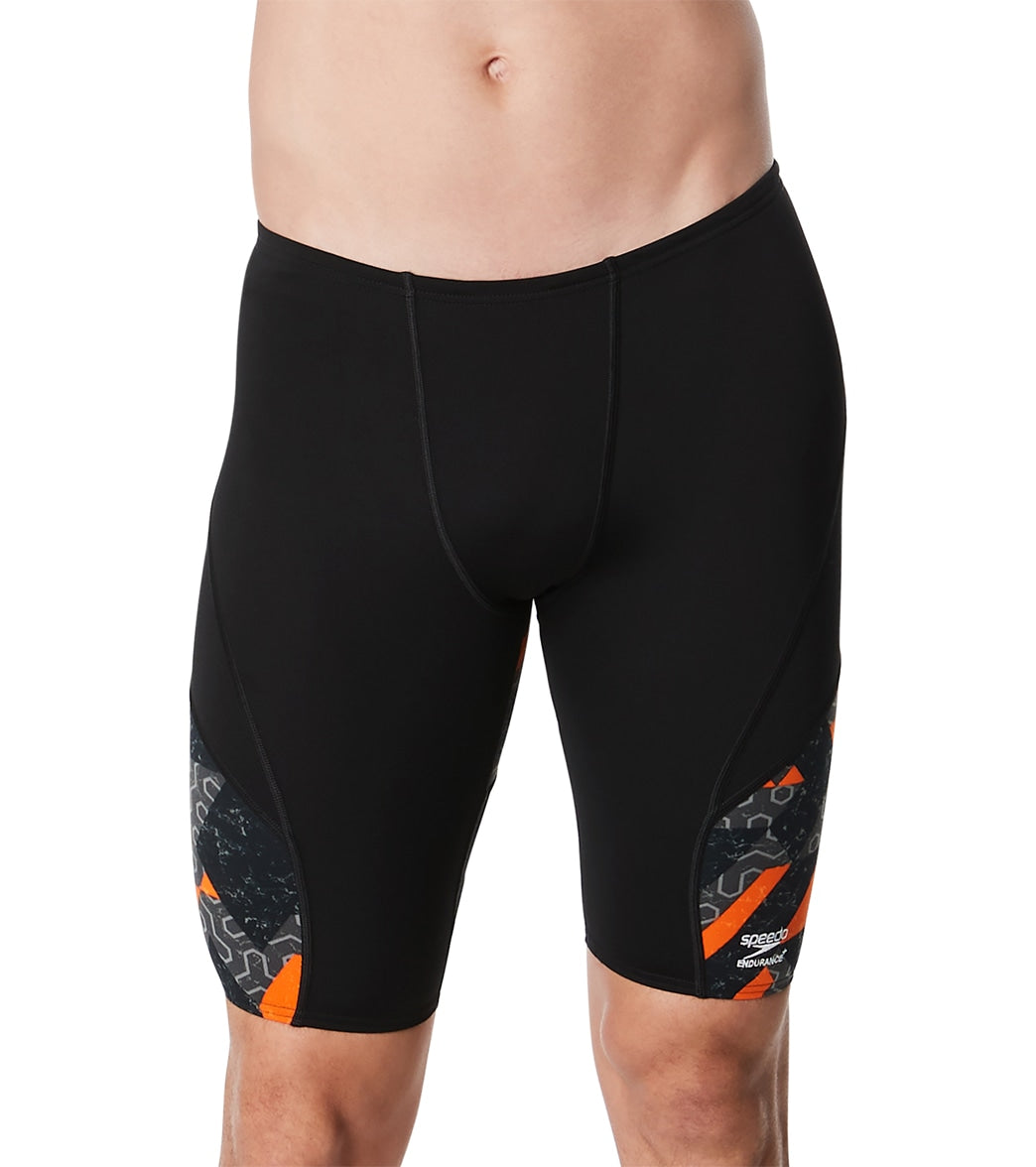  Speedo Men's Ruse Blocks Jammer Swimsuit