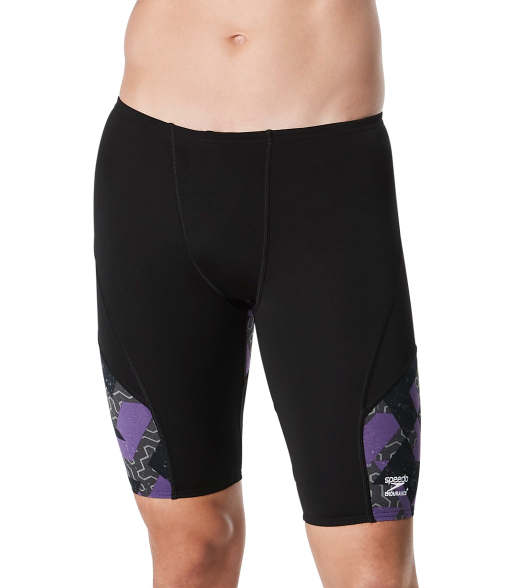  Speedo Men's Ruse Blocks Jammer Swimsuit