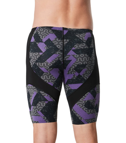  Speedo Men's Ruse Blocks Jammer Swimsuit