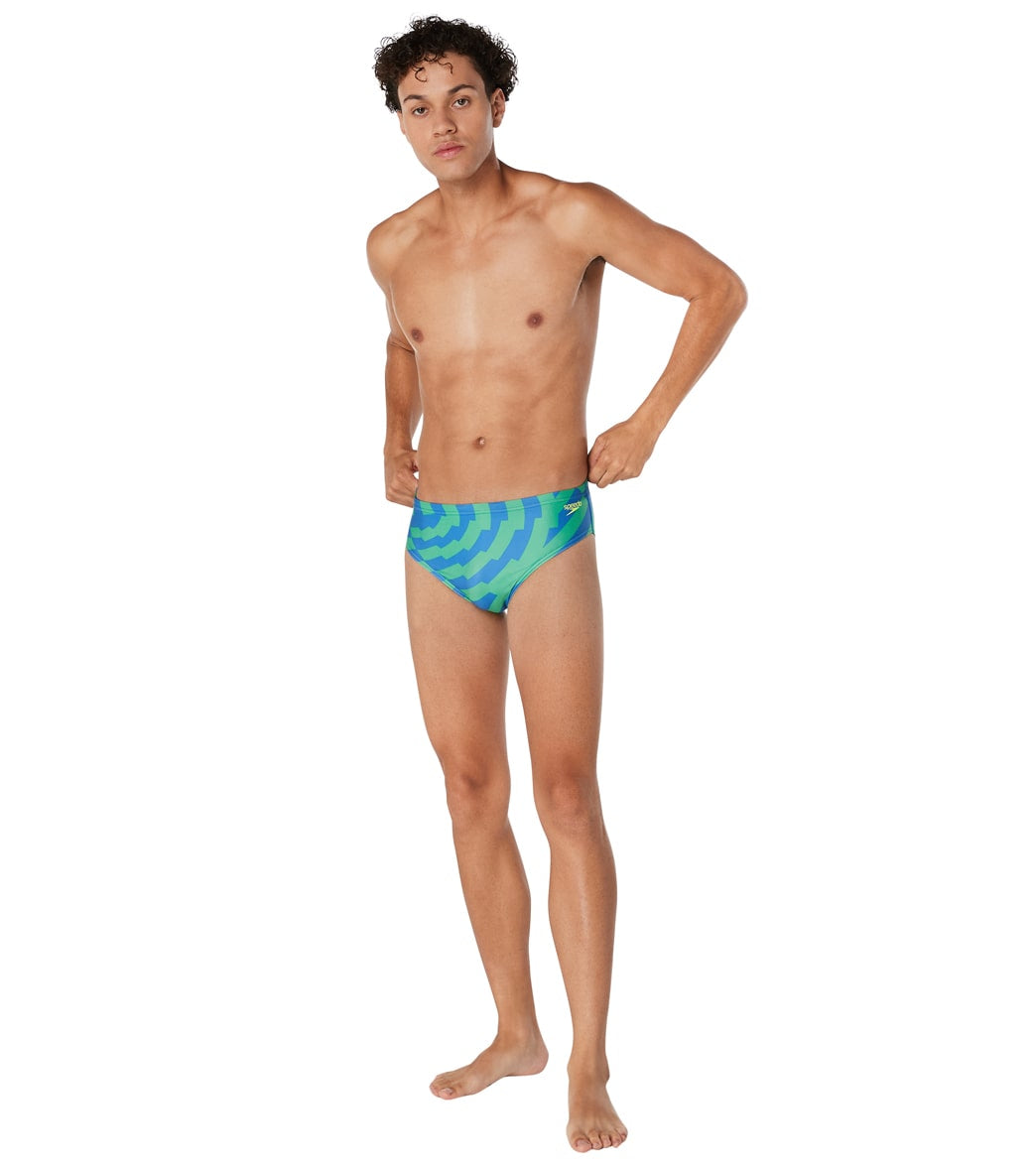  Speedo Men's ST Vortex Maze Brief Swimsuit