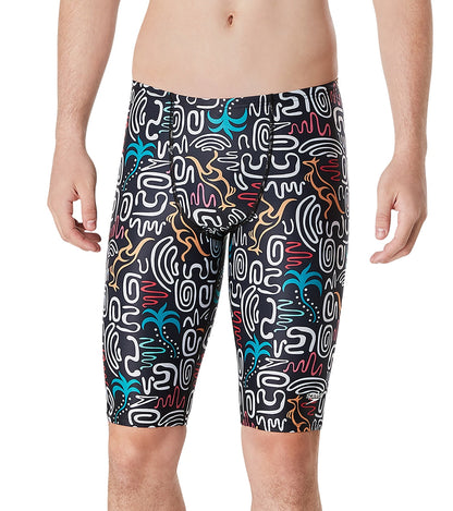  Speedo Vibe Men's Eco Pro LT Printed Jammer Swimsuit