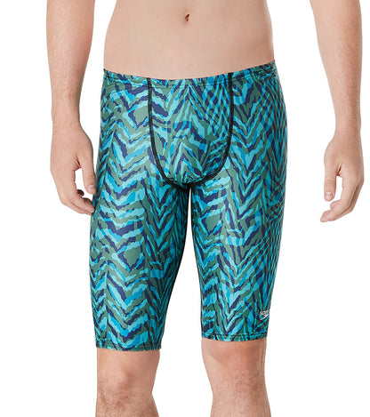  Speedo Vibe Men's Eco Pro LT Printed Jammer Swimsuit
