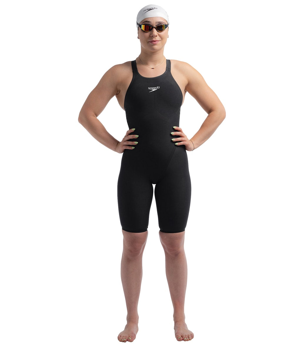  Speedo Women's LZR Valor 2.0 Closed Back Kneeskin Tech Suit Swimsuit