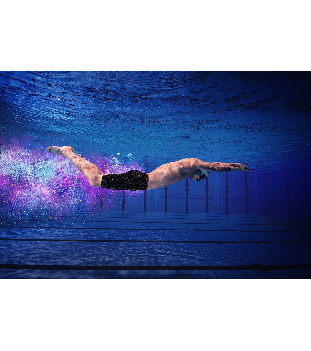  Speedo Men's LZR Valor 2.0 High Waist Jammer Tech Suit Swimsuit