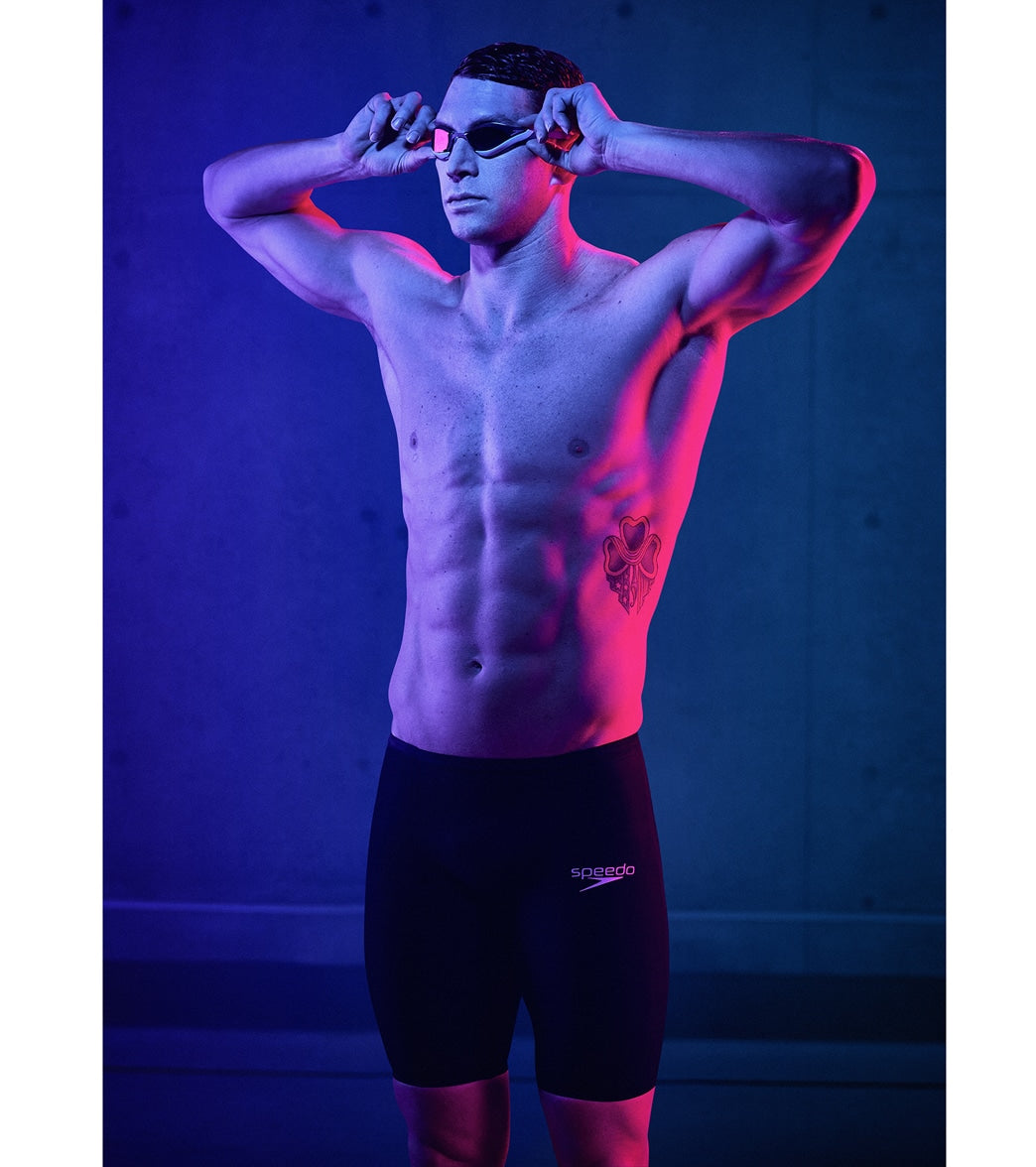 Speedo Men's LZR Valor 2.0 High Waist Jammer Tech Suit Swimsuit