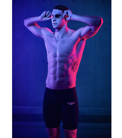 Speedo Men's LZR Valor 2.0 High Waist Jammer Tech Suit Swimsuit