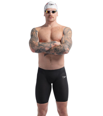  Speedo Men's LZR Valor 2.0 High Waist Jammer Tech Suit Swimsuit