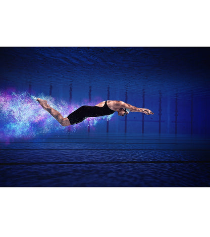  Speedo Women's LZR Intent 2.0 Open Back Kneeskin Tech Suit Swimsuit