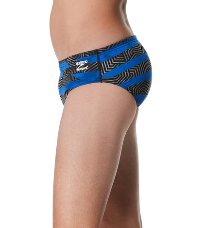  Speedo Men's Contort Stripes Brief Swimsuit