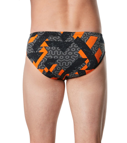  Speedo Men's Ruse Blocks Brief Swimsuit